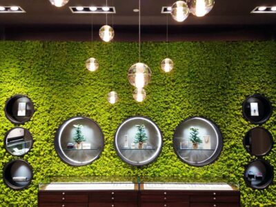 Giardino verticale interno - verde verticale interni - Punti vendita Trollbeads USA