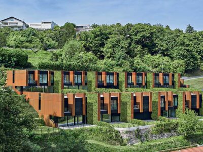 Facciata verde verticale - Blade Residence